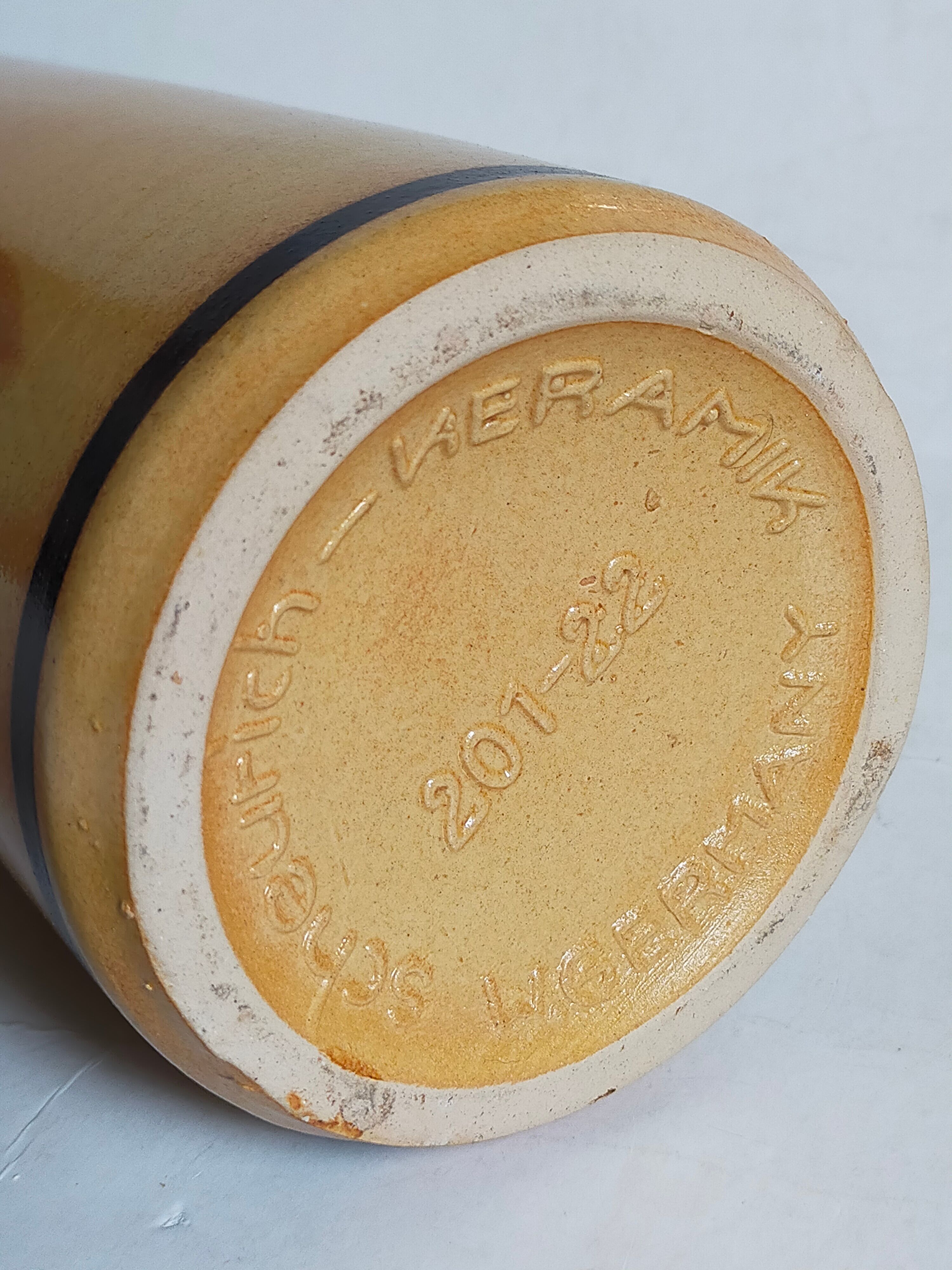 German ceramic vase scheurich west-germany model n°201 years 70