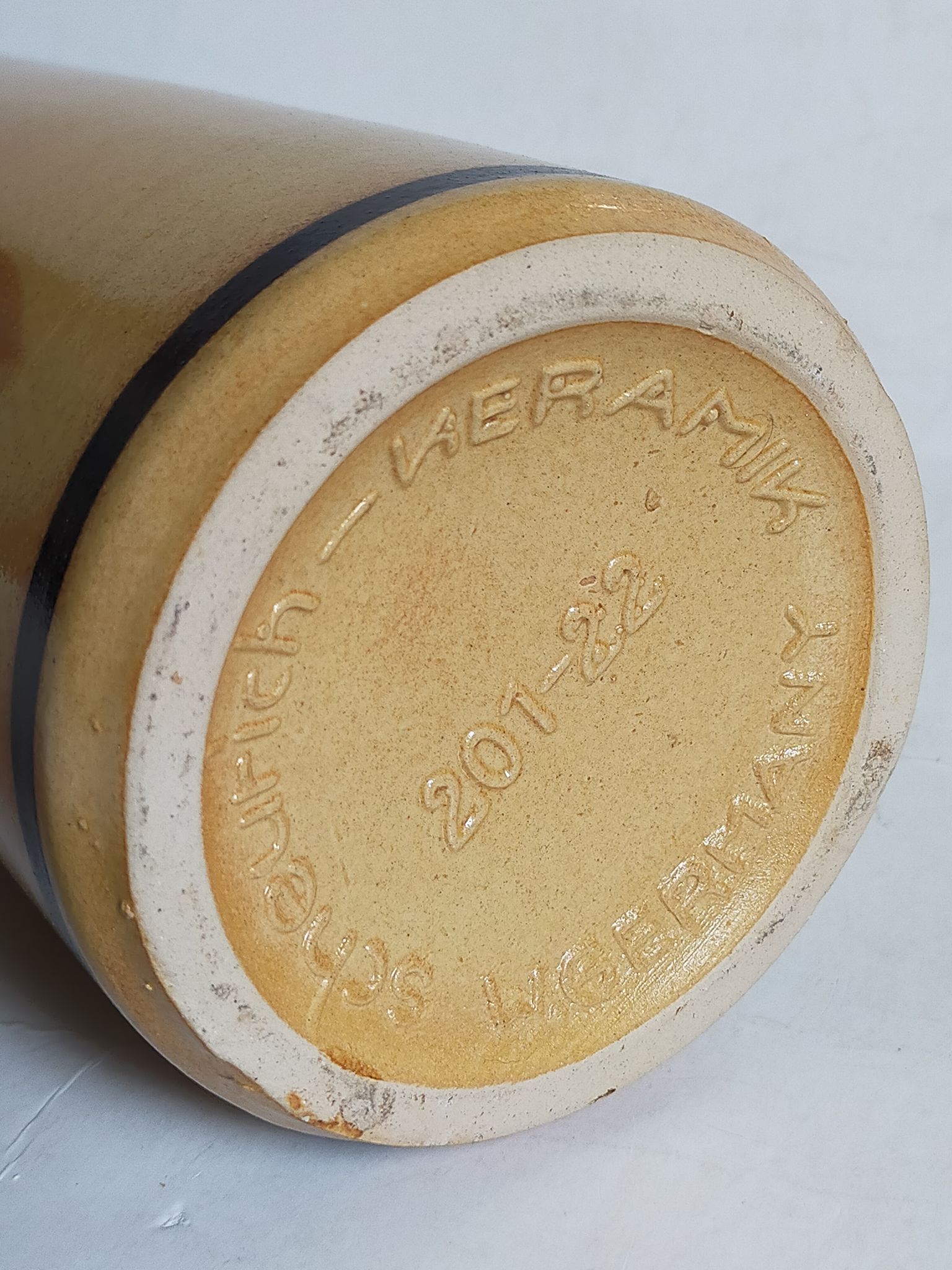 Vase céramique allemande scheurich west-germany modèle n°201 années 70