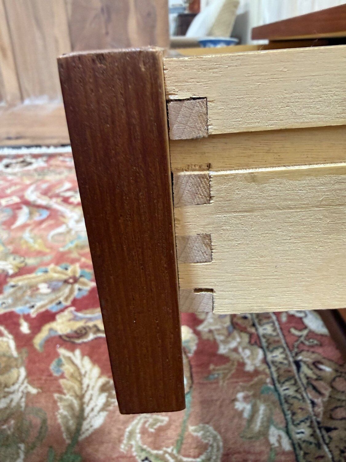 Pair of bedside tables – Scandinavian style – Solid teak – 1960s