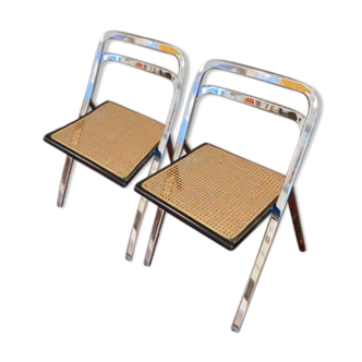 Pair of chairs by Giorgio Catellan for Cidue