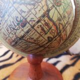 Rotating world map vintage