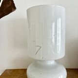 Lykta lamp in white glass, ikea 1980