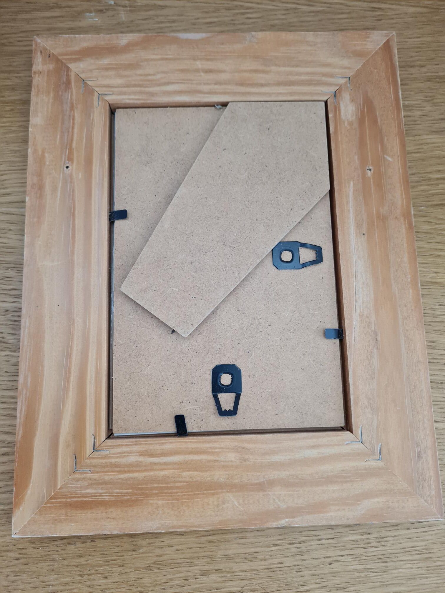 Galuchat frame + wood frame