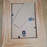 Galuchat frame + wood frame