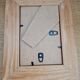 Galuchat frame + wood frame