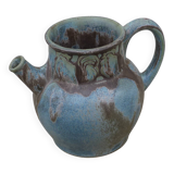Art Nouveau stoneware pitcher signed Denbac