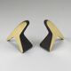Pair Carl Auböck Minimalist Mid-Century Brass Bookends #3847, Vienna, Austr