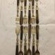 Golden vintage forks