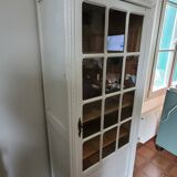 Armoire parisienne bonnetière vitrée