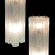 Italian Murano Glass Tube Sconces, Set of 2