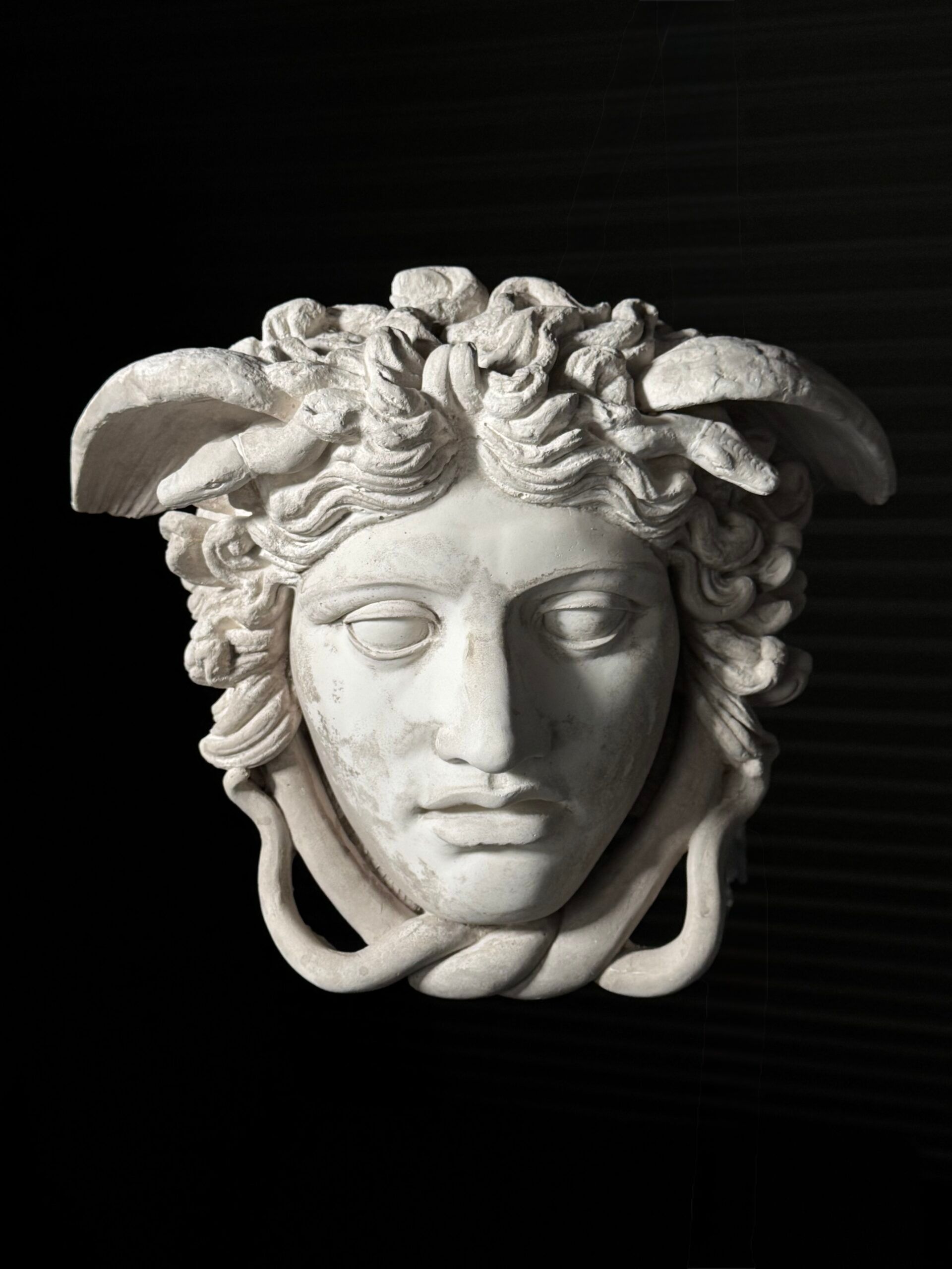 Medusa wall decoration plaster