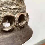 Brutalist ceramic pendant from the mid-century modern period by Judi Kunst.