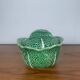 Green cabbage ceramic soup tureen, 1970/80