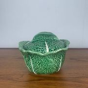 Soupière chou vert en céramique, 1970/80