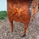 Commode ancienne marqueterie plateau marbre style louis xv