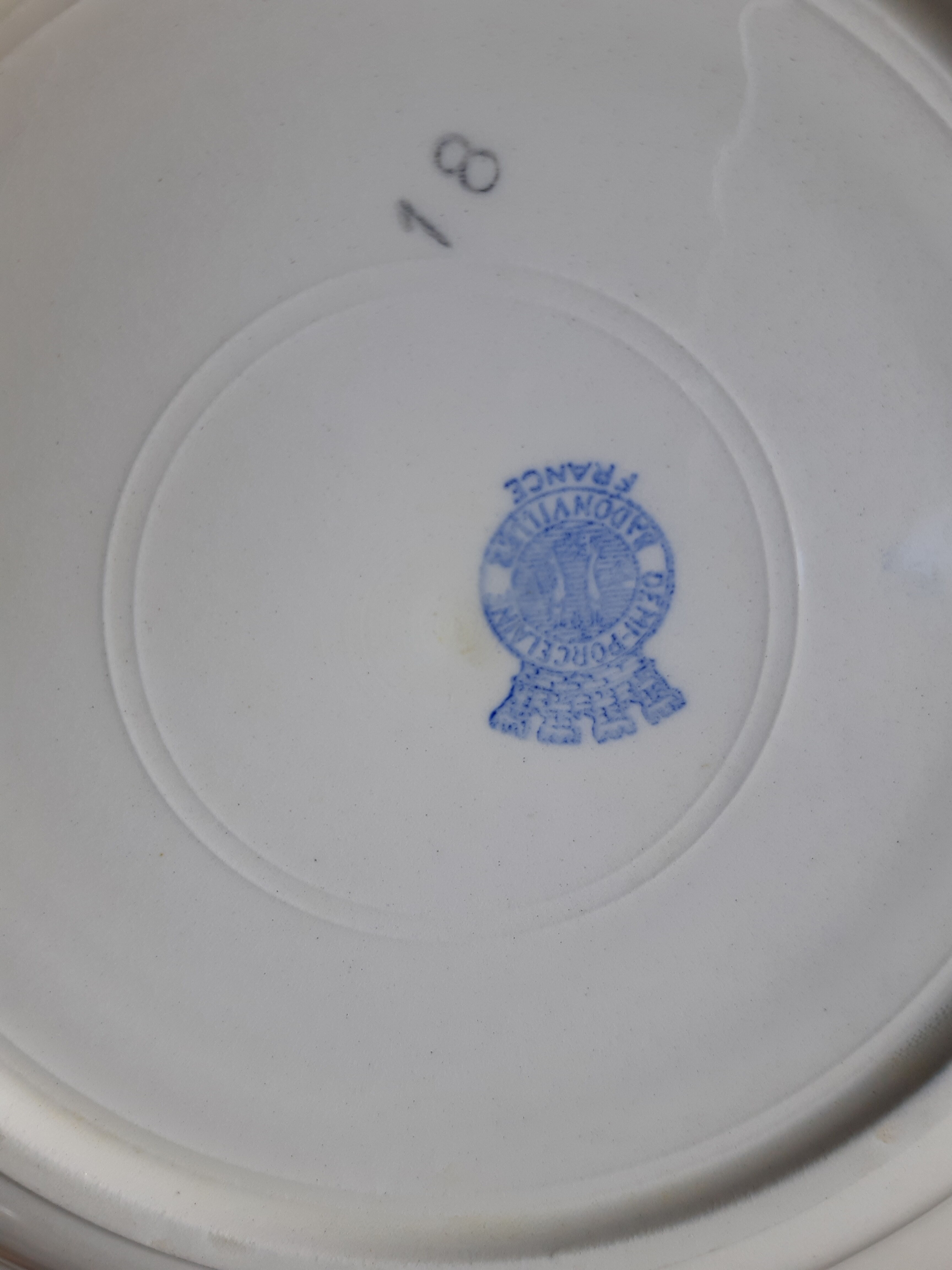 Set of 4 badonviller plates