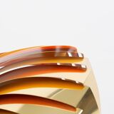 Danish vintage pendant lamp Konkylie by Louis Weisdorf, Lyfa, 1963