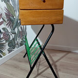 Travailleuse vintage scoubidou vert