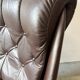 Fauteuil pivotant en cuir, Danemark, années 1960/1970, style Mid-C Modern, vintage