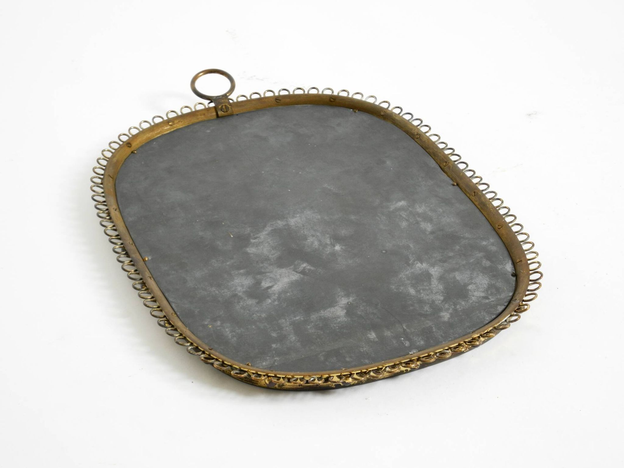 Mid century brass wall mirror by Josef Frank for Svenskt Tenn Sweden