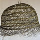 Doum pendant light in natural esparto