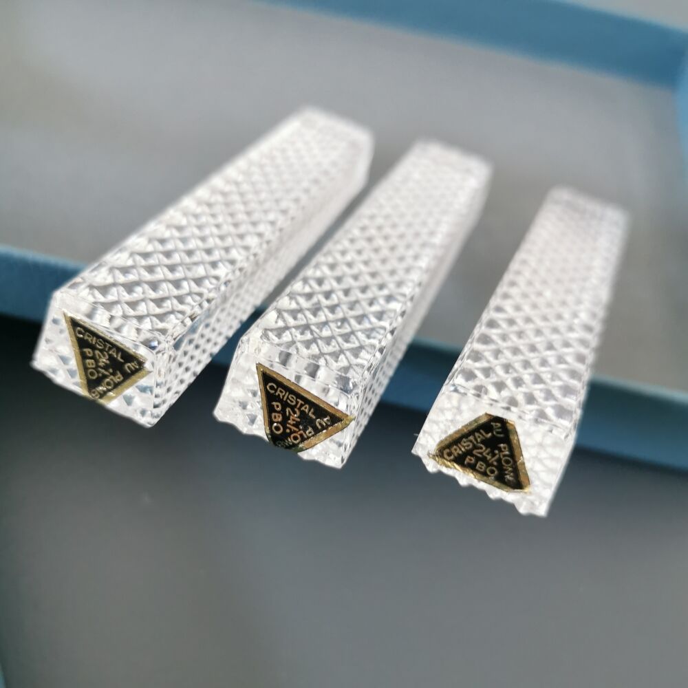 Set of 12 Crystal Knife Holders