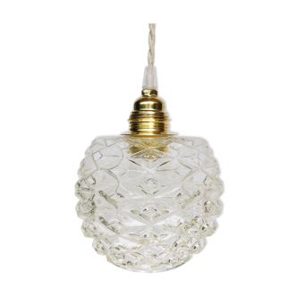 Vintage walkman lamp globe origami chiseled glass