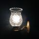 Brass and glass CT sconces, set of 2