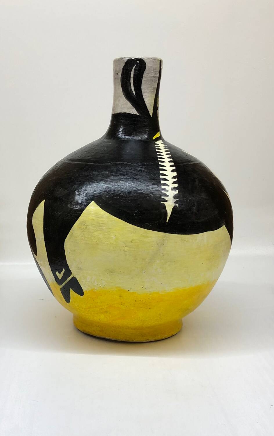 Picasso-inspired bull vase