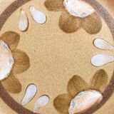 Batch of 6 dessert plates in Sarreguemines sandstone