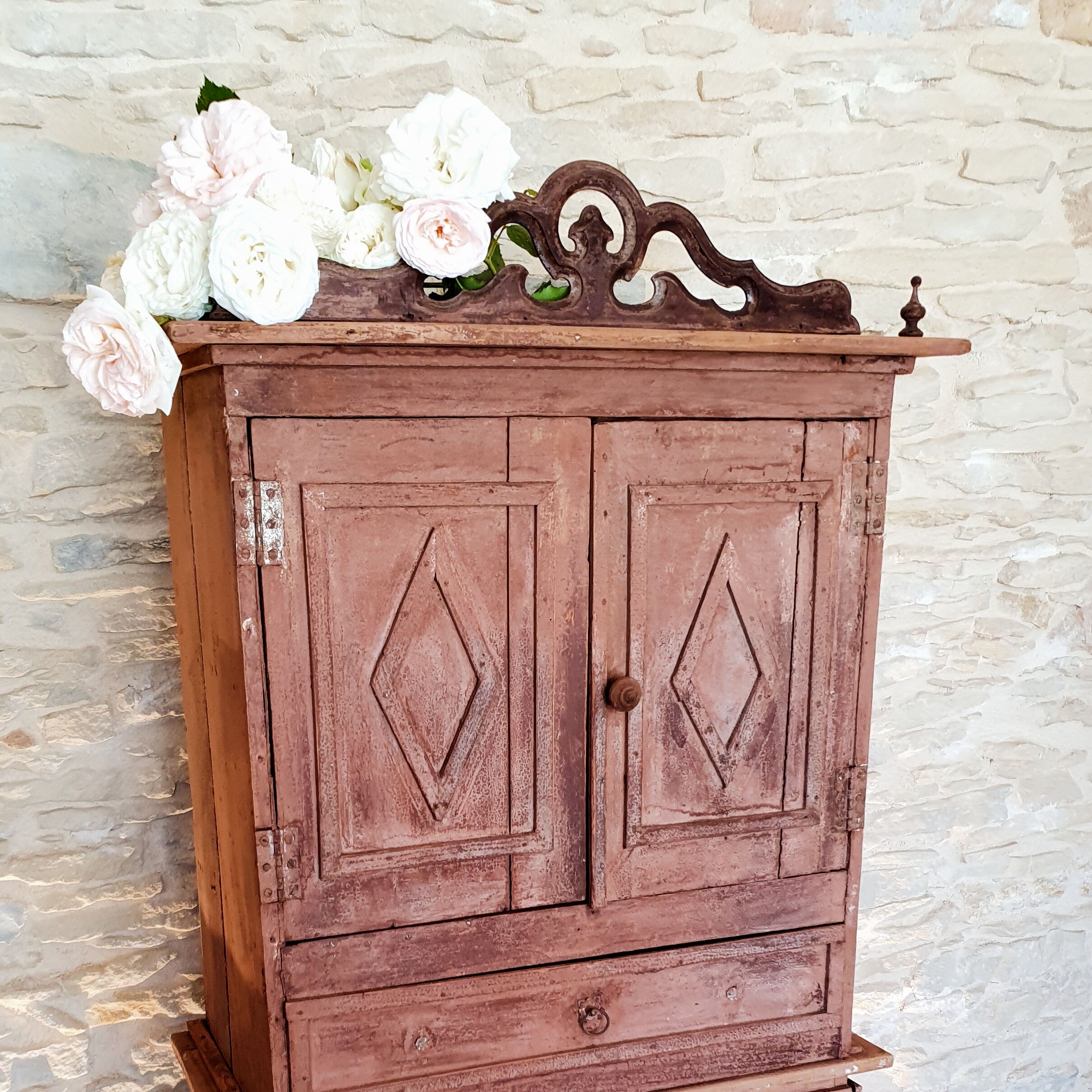 Wardrobe style folk art