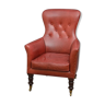 Victorian library armchair