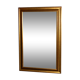 Miroir biseauté 90-58cm en bois doré