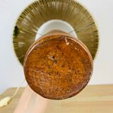 Corded stoneware lamp of wool