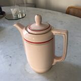Vintage red pink decanter