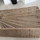 Jute cord ceiling suspension wabisabi Ibiza Bali unique piece