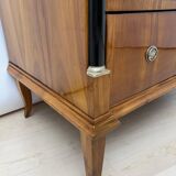 Biedermeier Commode in Cherry Veneer and Brass, Germany, 1820s