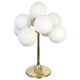 Atomic brass table lamp, Switzerland, 1960s