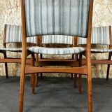 4x 60s 70s teak chairs Chair Dining Chair Henning Kjaernulf Danish 60s