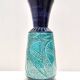 Blue and Teal Ceramic Vase in the style of Bitossi