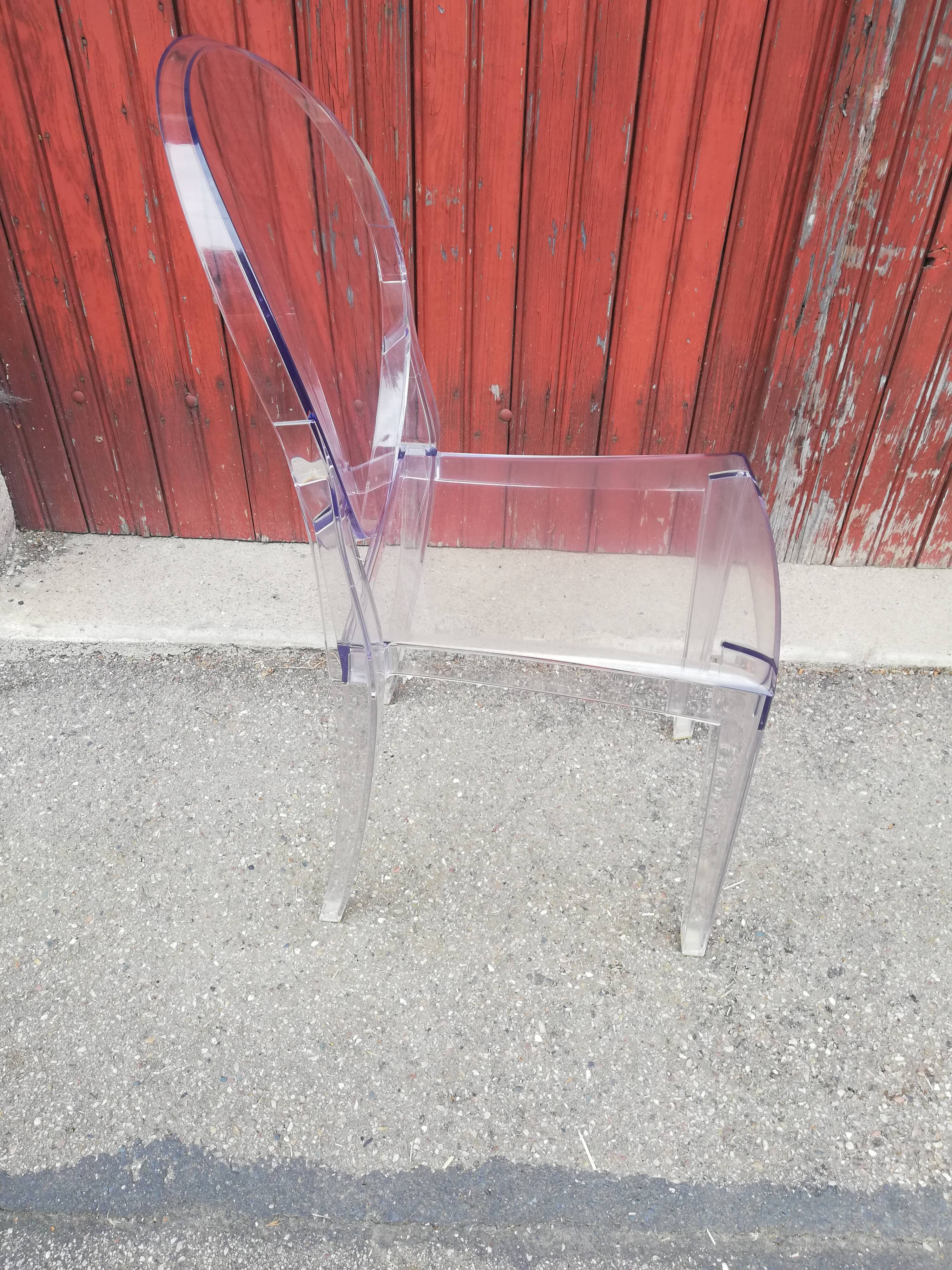 Starck's Gohst Chair edited by Kartell