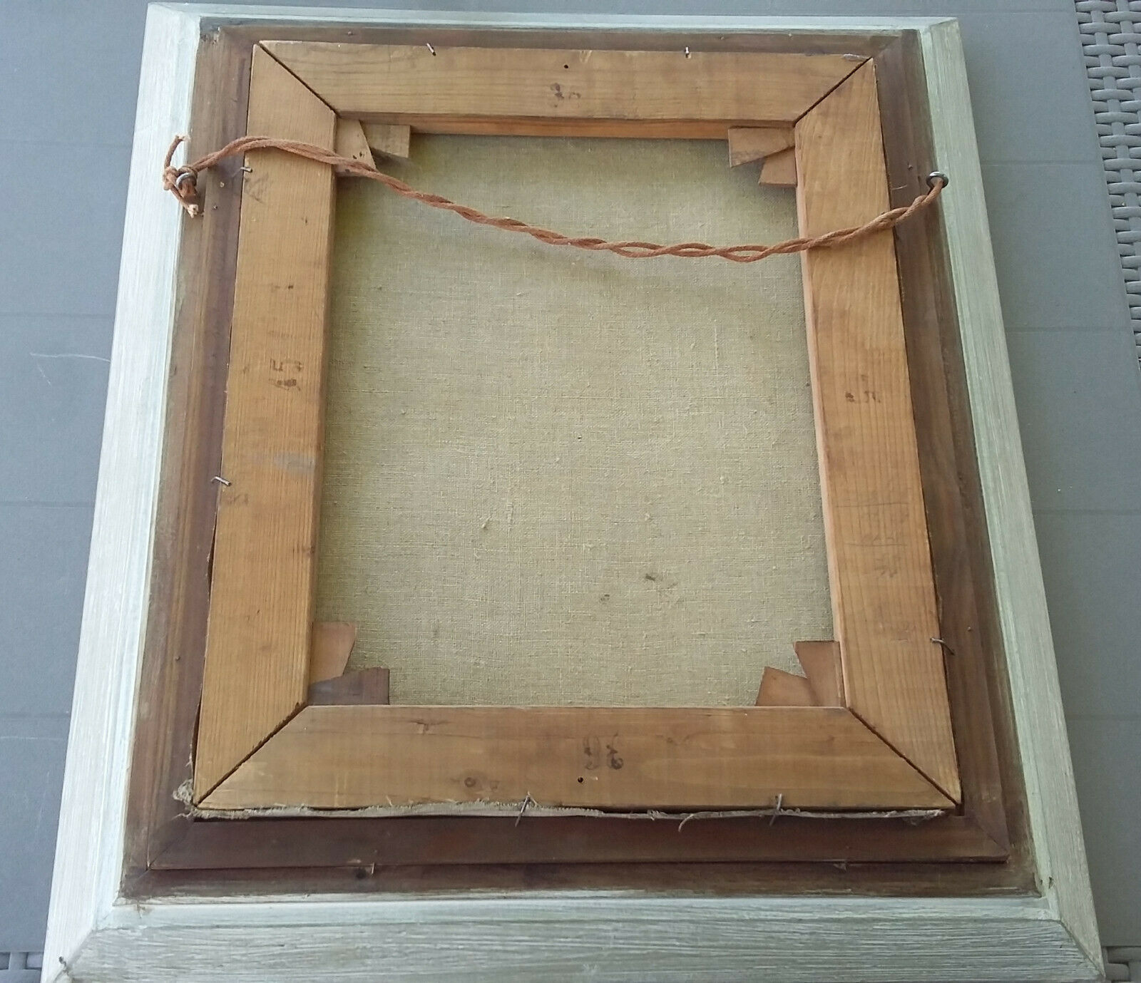 Huile sur toile signée 51 cm x 60 cm