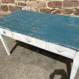 Table de ferme sapin vintage 1900