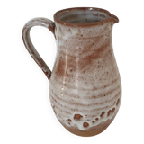 Ceramic pitcher signed Roger Jacques (Saint Amand)