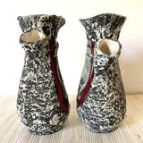 Paire de vases italiens augusto giulianelli 1950