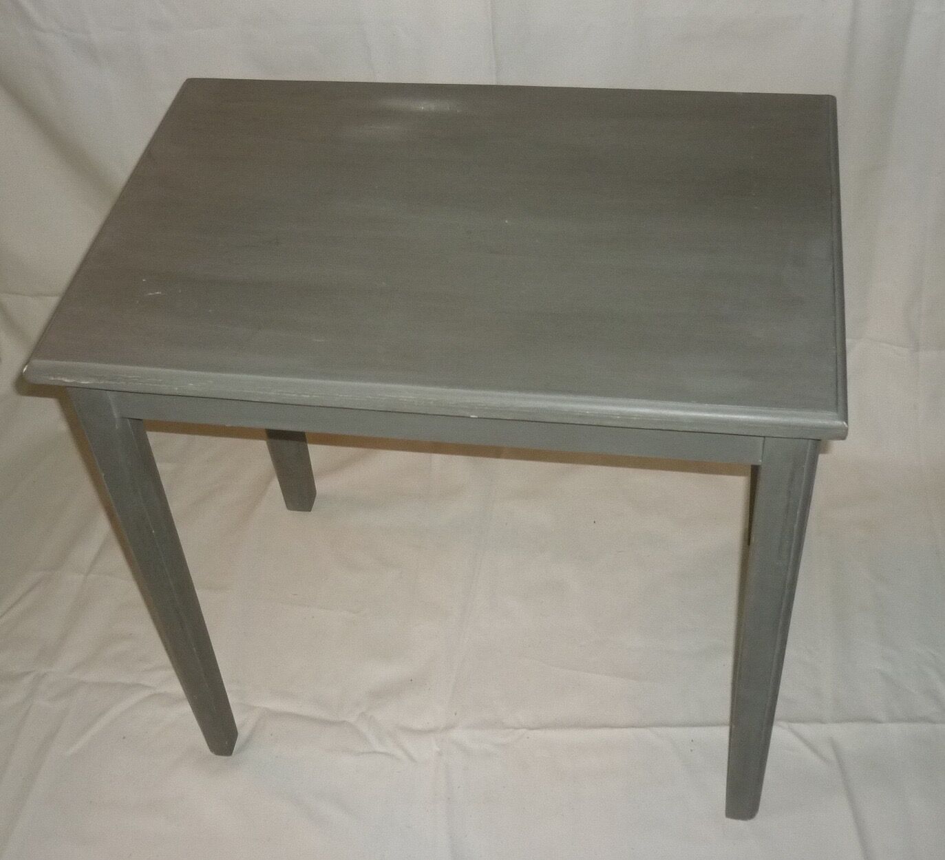 Grey painted wooden table