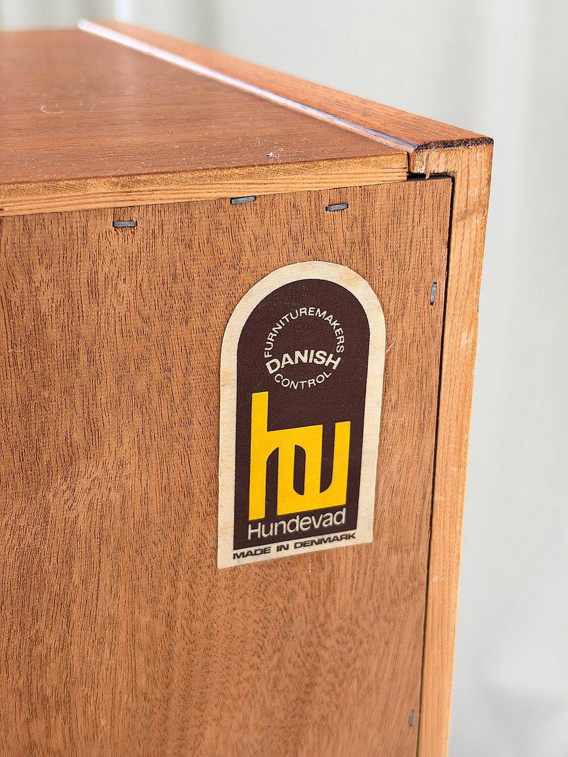 Danish Teak Cabinet with Glass Doors by Carlo Jensen for Hundevad, 1960s