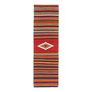 1970s Vintage Turkish Hand-Knotted Wool Cotton Red Runner Rug 83x281