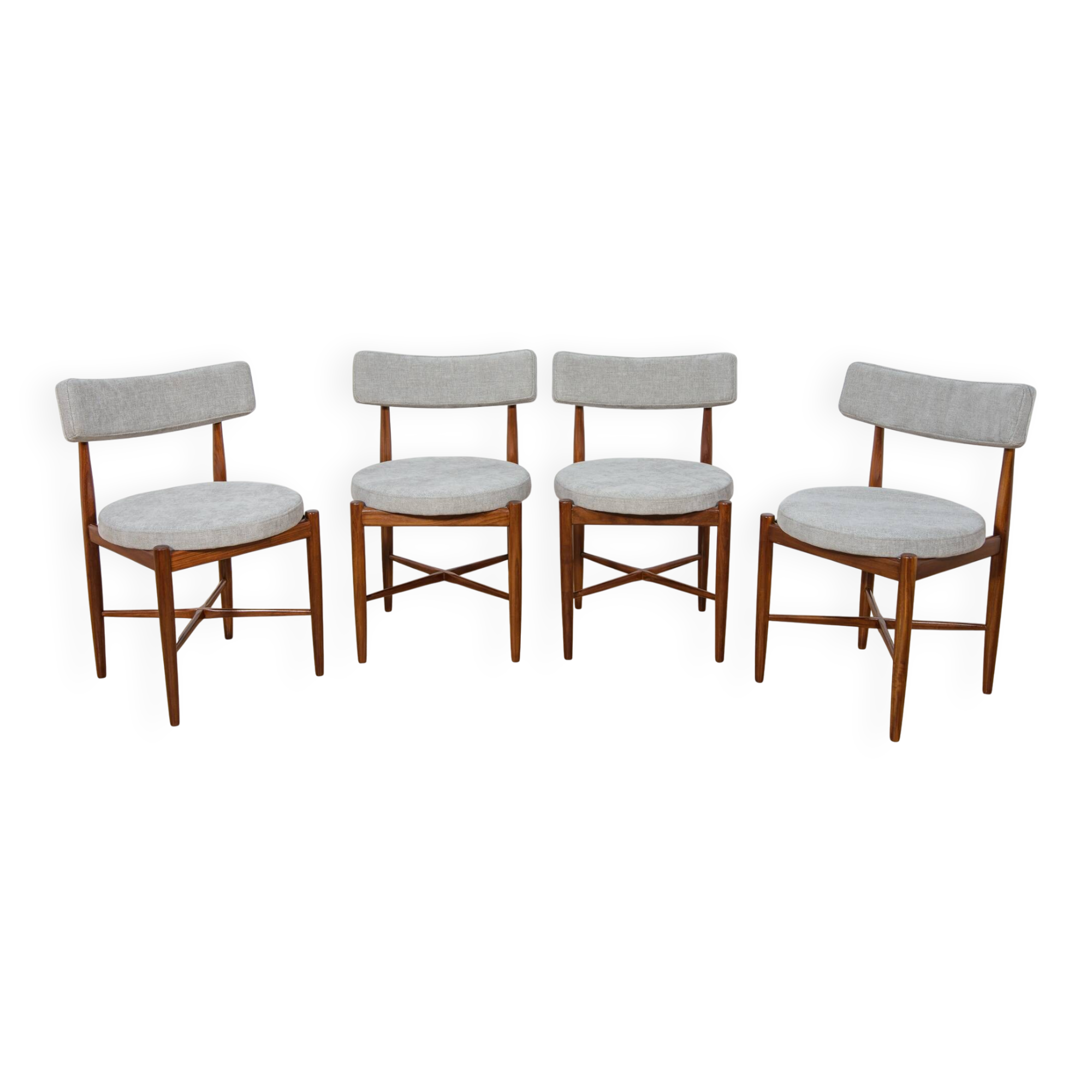 Mid-Century Teak Dining Chairs by Ib Kofod Larsen for G-Plan, 1960s.