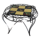 Ceramic coffee table with fish decoration, 1970s